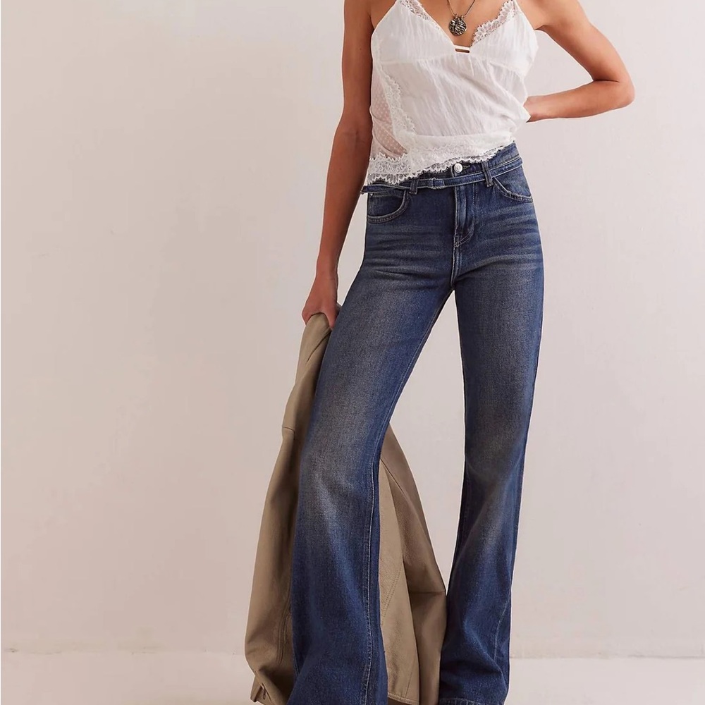 Free People We The Free Sabine Slim Straight Jeans